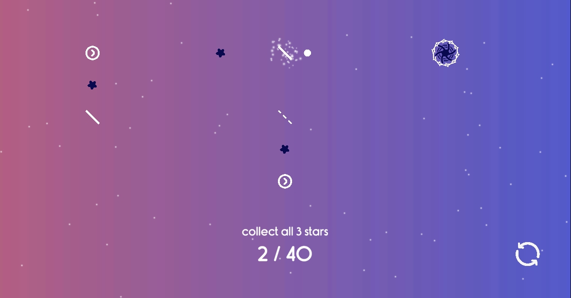Gameplay screenshot showing a Redirect level start