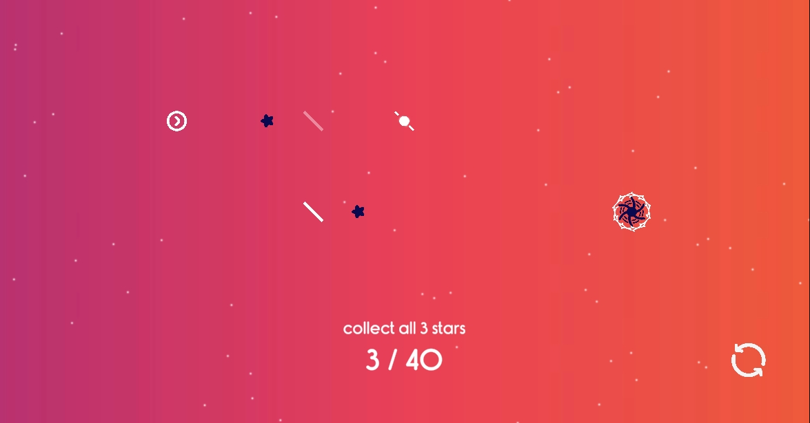 Gameplay screenshot of a challenging Redirect puzzle midway