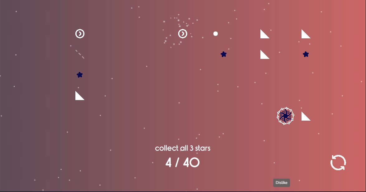 Gameplay screenshot illustrating a successful Redirect level completion